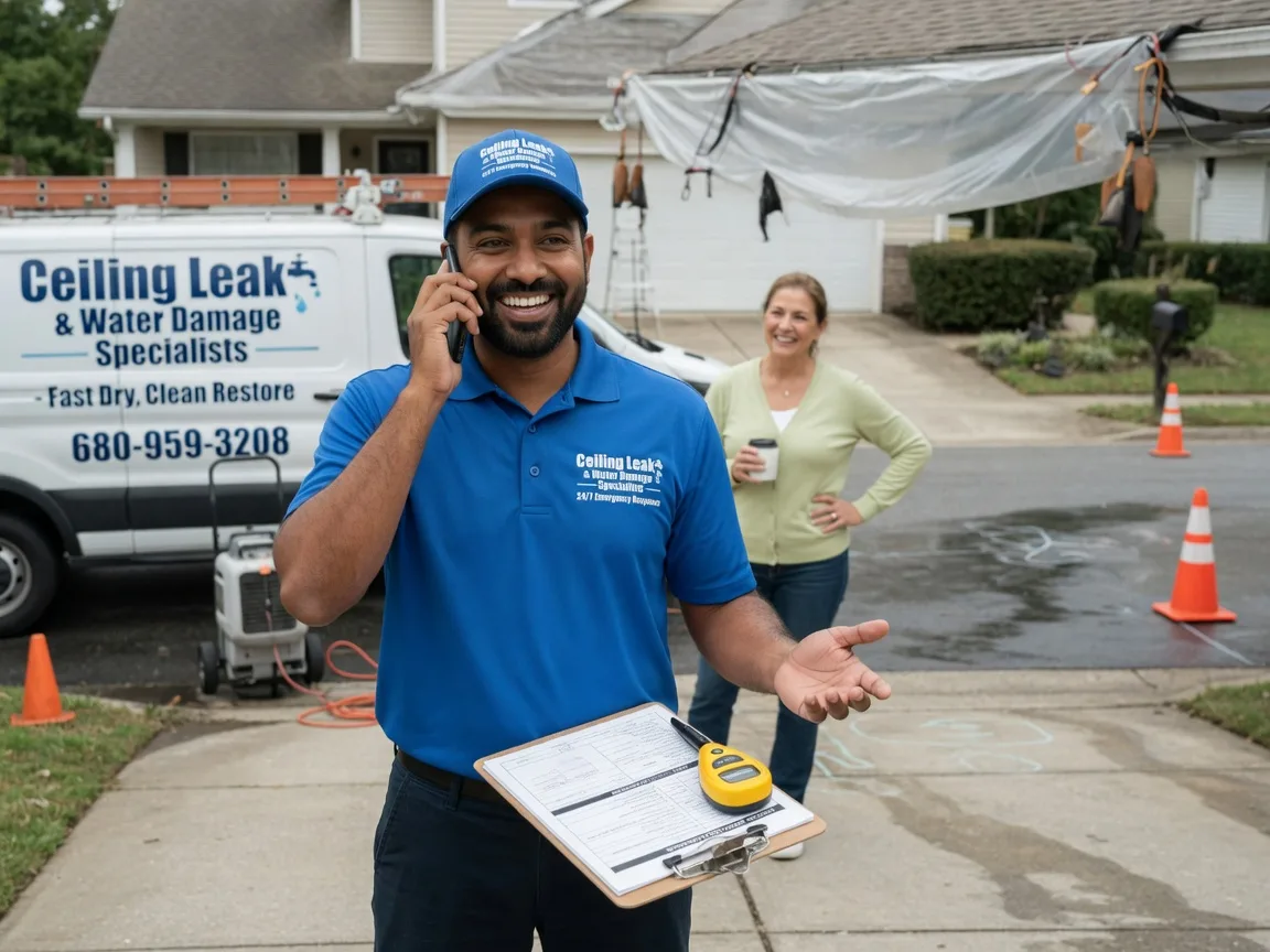Ceiling Leak Cleanup Vinita, OK FAQs